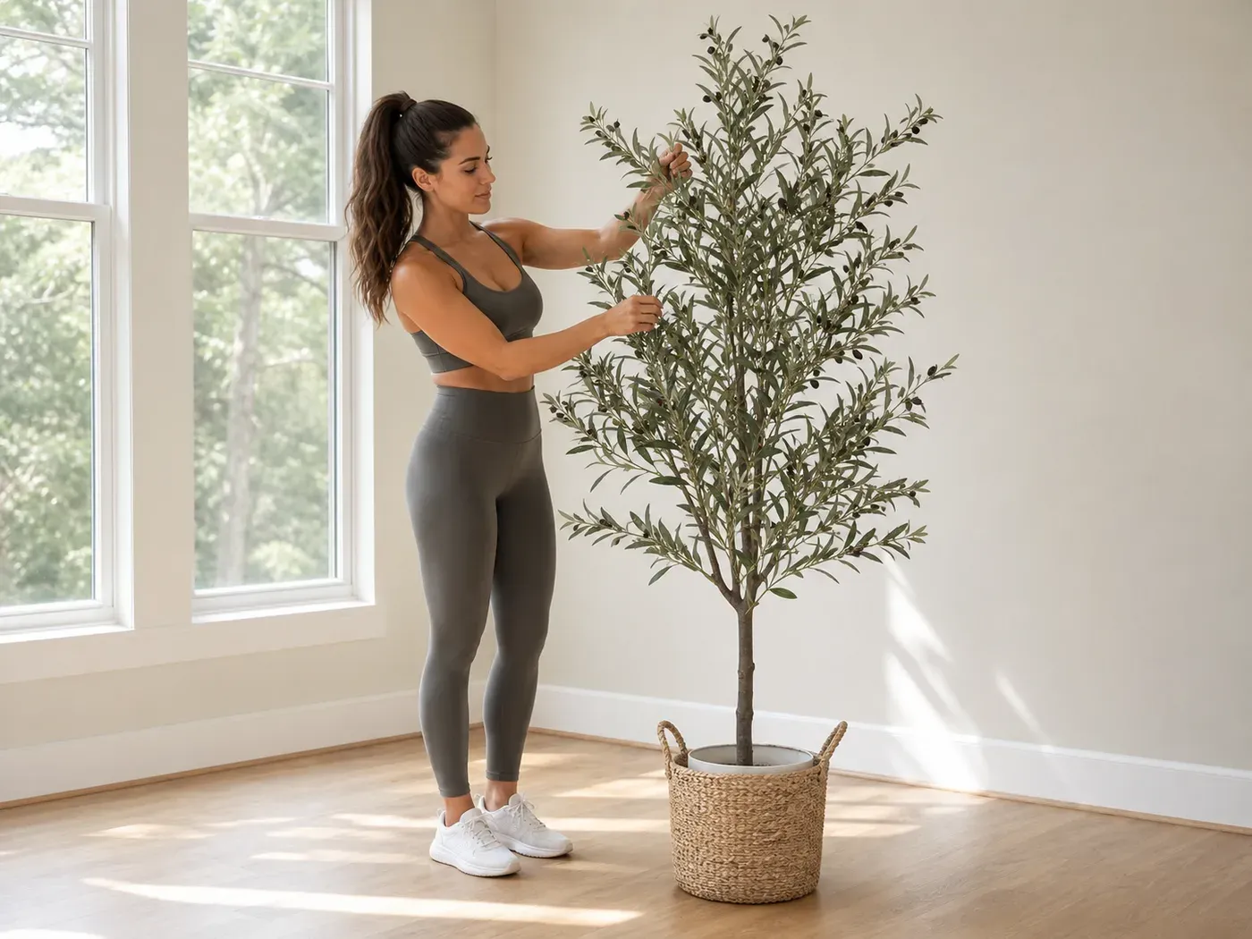 faux olive tree