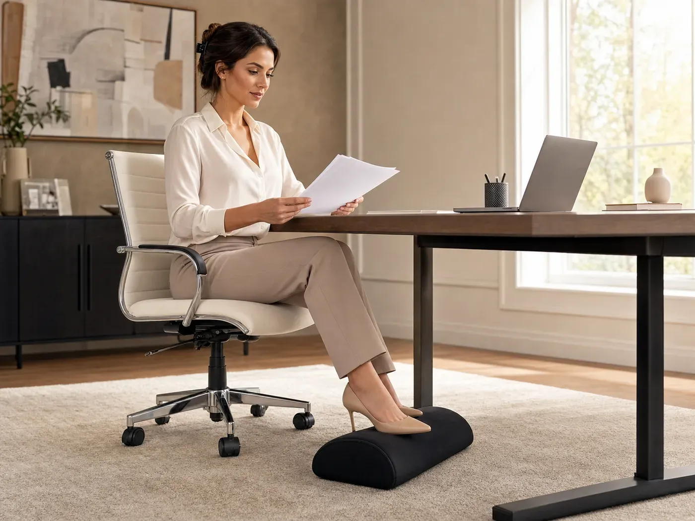 under-desk foot rest