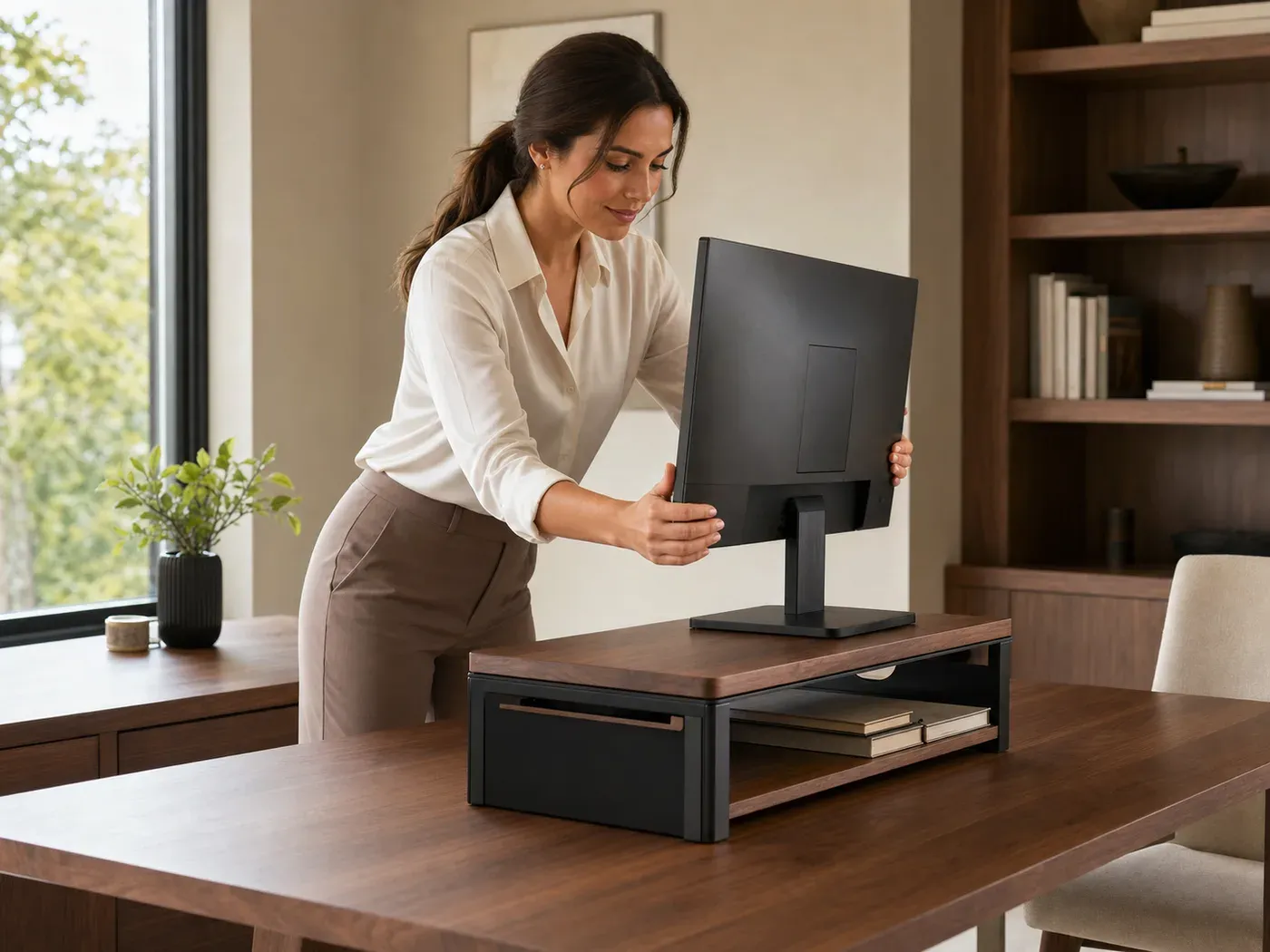 monitor stand riser